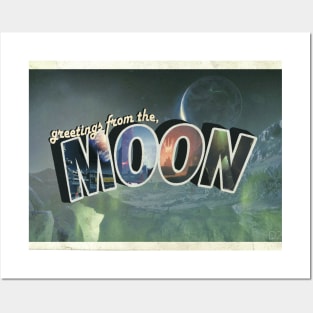 D2 greetings from the Moon Posters and Art